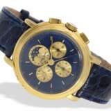 Armbanduhr: sehr schwerer, luxuriöser Ulysse Nardin Gold-Chronograph mit Kalender und Mondphase, Referenz 531-22, 90er Jahre - Foto 5