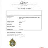 NO RESERVE | CARTIER GOLD AND ENAMEL MYSTERY POCKET WATCH AND GOLD WATCH CHAIN - Foto 2