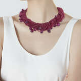 NO RESERVE | TAFFIN PINK TOURMALINE, SPINEL AND DIAMOND NECKLACE - Foto 2