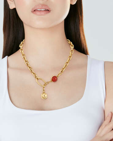 NO RESERVE | POMELLATO CARNELIAN AND GOLD NECKLACE - фото 2