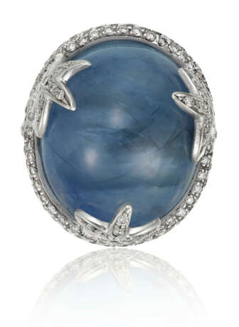 NO RESERVE | MICHELE DELLA VALLE SAPPHIRE AND DIAMOND RING - фото 1