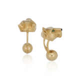 NO RESERVE | CARTIER EMERALD, ONYX AND GOLD PANTHER CUFFLINKS & SHIRT STUDS - фото 4