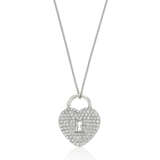 NO RESERVE | TIFFANY & CO. DIAMOND HEART PENDANT-NECKLACE - photo 1