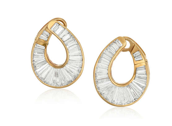 BULGARI DIAMOND EARRINGS - фото 1