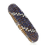 VERGER FRÈRES SAPPHIRE AND DIAMOND BRACELET - photo 1