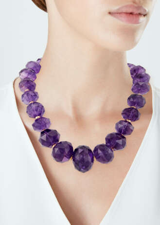 NO RESERVE | AMETHYST BEAD NECKLACE - photo 3