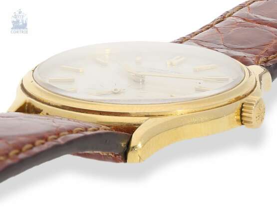 Armbanduhr: elegante, hochfeine Patek Philippe Calatrava Referenz 3923 mit Originalpapieren, verkauft an Gübelin in Basel 1991 - Foto 5