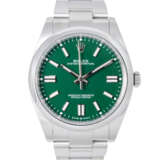 ROLEX Oyster Perpetual 41 "Grün", Ref. 124300-0005. Herren Armbanduhr. Aus 2021. - photo 1