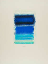 Heinz Mack (1931 Lollar). Lichtchromatik in Blau