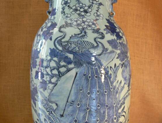 Vase Céladon Chinois Décor Paysage porcelaine chinoise Chine XIXème - photo 3