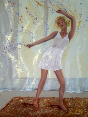 Танцуй со мной 3 Mother-of-pearl Acrylic Impressionism минск 2022 - photo 1