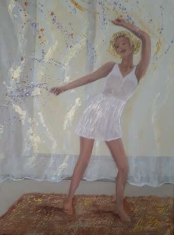 Танцуй со мной 3 Mother-of-pearl Acrylic Impressionism минск 2022 - photo 2