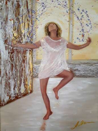 Танцуй со мной 2 Leinwand auf dem Hilfsrahmen Acryl Impressionismus минск 2022 - Foto 1