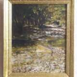 Gemälde, живопись маслом „Der Bergfluss“, Leinwand, Ölfarbe, Expressionismus, Landschaftsmalerei, Pinsk, 2000 - Foto 1