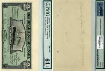BRITISH GUYANA 5 DOLLARS 1920 PMG PROOF 64 paper (UNC PRESS) 451-243-1 BRITISH GUYANA 5 DOLLARS 1920 PMG PROOF 64 paper (UNC PRESS) 451-243-1