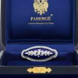 Brosche: dekorative, exquisite limitierte Fabergé Brosche mit Brillantbesatz, limitiert auf 300 Exemplare, nicht mehr erhältlich, neuwertig mit Box , Zertifikat u. Etikett, NP 8300,-€ - фото 2