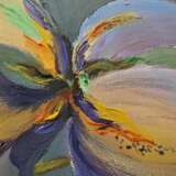 Ирисы лиловые Холст на подрамнике Масляные краски Импрессионизм цветы ирисы Австралия 2022 г. - фото 4