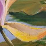Лотосы . Toile sur le sous-châssis Peinture à l'huile Impressionnisme цветы лотоса Australie 2021 - photo 2
