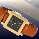 Armbanduhr: hochwertige Herrenuhr/Damenuhr von Bvlgari, "Bvlgari SQ29GL Quadrato" in 18K Gold - фото 1