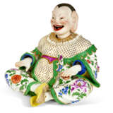 A LARGE MEISSEN PORCELAIN (OUTSIDE-DECORATED) NODDING PAGODA FIGURE - фото 2