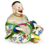 A LARGE MEISSEN PORCELAIN (OUTSIDE-DECORATED) NODDING PAGODA FIGURE - фото 3