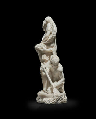 A WHITE MARBLE GROUP OF HERCULES, DEIANIRA AND NESSUS - Foto 3