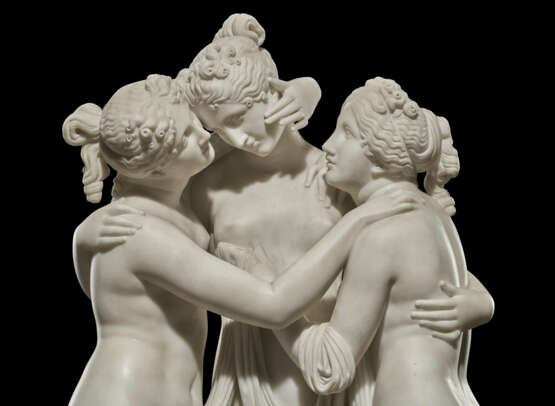 A MARBLE GROUP OF THE THREE GRACES - photo 8