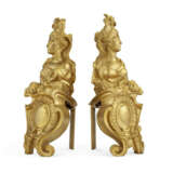 A PAIR OF FRENCH ORMOLU FIGURAL CHENETS - фото 2
