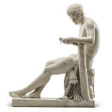 A CONTINENTAL CARVED MARBLE FIGURE OF HERCULES - фото 2