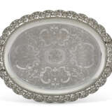 A FRENCH SILVER TWO-HANDLED TRAY - photo 1
