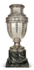A MONUMENTAL FRENCH SILVER VASE