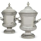 A PAIR OF MEXICAN SILVER WINE COOLERS AND COVERS - photo 1
