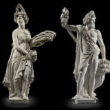 A GROUP OF FOUR MARBLE FIGURES OF THE FOUR SEASONS - Foto 1