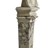 A MARBLE BUST OF AJAX, ON PEDESTAL - photo 3
