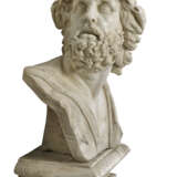A MARBLE BUST OF AJAX, ON PEDESTAL - фото 10