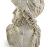 A MARBLE BUST OF AJAX, ON PEDESTAL - photo 16
