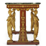 A FRENCH ORMOLU-MOUNTED MAHOGANY CENTER TABLE - Foto 3