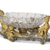 A LARGE FRENCH ORMOLU AND CUT-CRYSTAL CENTERPIECE - photo 2