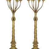 A PAIR OF RENAISSANCE STYLE GILT-METAL SEVEN-LIGHT TORCHERES - photo 3