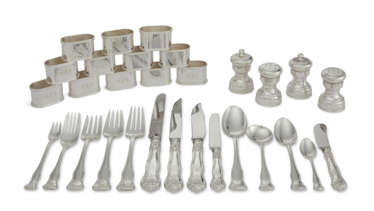 AN AMERICAN SILVER FLATWARE SERVICE