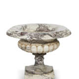 A PAIR OF FRENCH BRECHE VIOLETTE MARBLE URNS - photo 2