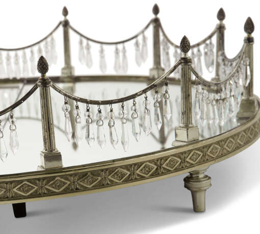 A FRENCH ORMOLU, SILVERED-METAL AND CUT-GLASS SURTOUT DE TABLE - photo 2