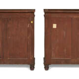 A PAIR OF LATE REGENCY BRASS-INLAID AND GILT-BRASS-MOUNTED MAHOGANY SIDE CABINETS - photo 4