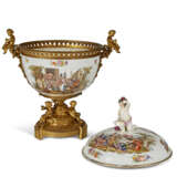 AN ORMOLU-MOUNTED BERLIN PORCELAIN CENTER BOWL AND COVER - photo 11