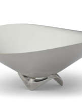 A DANISH SILVER CENTERPIECE BOWL, NO. 980A