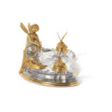 A FRENCH ORMOLU-MOUNTED CRYSTAL ENCRIER - photo 3