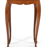 A GERMAN OAK AND BEADWORK OCCASIONAL TABLE - photo 3