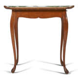 A GERMAN OAK AND BEADWORK OCCASIONAL TABLE - photo 4