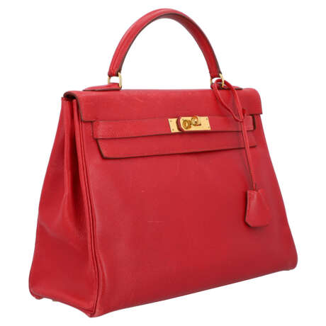 HERMÈS VINTAGE Handtasche "KELLY BAG 32". - фото 2