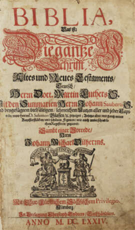 Biblia germanica. - фото 1